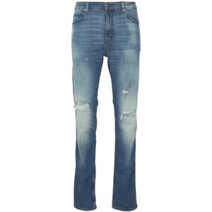 Hugo Boss, Jeans, Heren, Blauw, W32, Denim, Denim Jeans voor Heren