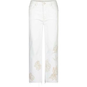 Raffaello Rossi, Straight Jeans Wit, Dames, Maat:L