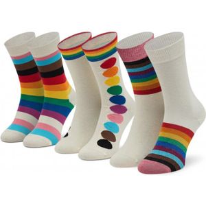 Happy Socks, Ondergoed, Dames, Veelkleurig, M, Katoen, Pride Sok Cadeauset