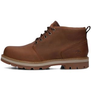 Timberland, Schoenen, Heren, Bruin, 45 1/2 EU, Bruine Leren Veterboots