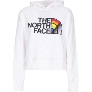 The North Face, Dames Pride Pullover Hoodie Wit, Dames, Maat:M