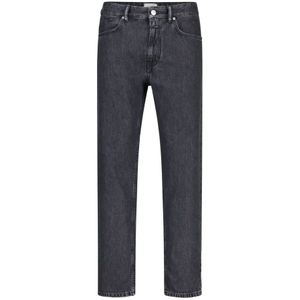 Closed, Jeans, Heren, Zwart, W32, Denim, Klassieke Denim Straight Jeans voor Heren