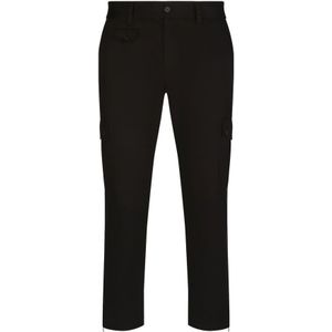 Dolce & Gabbana, Broeken, Heren, Zwart, L, Slim-Fit Jeans, Verbeter je stijl