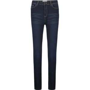 Fabienne Chapot, Jeans, Dames, Blauw, W27, Geborduurde Hart Skinny Broek met Split