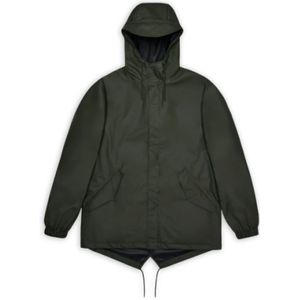 Rains, Jassen, Dames, Groen, L, Polyester, Regenjas