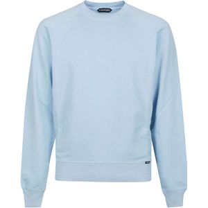 Tom Ford, Sweatshirts & Hoodies, Heren, Blauw, XL, Katoen, Sweatshirts