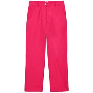 Ines De La Fressange Paris, Broeken, Dames, Roze, 2Xs, Katoen, Roze 7/8 op maat gemaakte broek