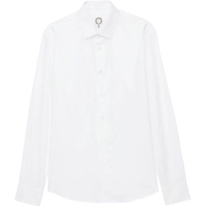 Ines De La Fressange Paris, Overhemden, Heren, Wit, S, Katoen, Blouses & Shirts