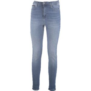 Tommy Jeans, Jeans, Dames, Blauw, W24 L30, Katoen, Sylvia Super Skinny Jeans