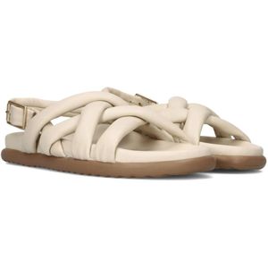 Via Vai, Schoenen, Dames, Beige, 37 EU, Leer, Ecru Candy Kriss Sandalen