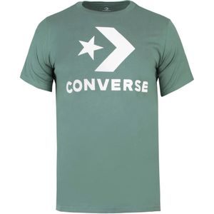 Converse, Tops, Heren, Groen, XS, Go-To Star Chevron Logo Standard-Fit T-Shirt