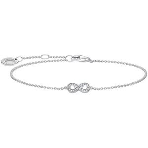Thomas Sabo, Sterling Zilver Zirkonia Armband A2003-051-14 Grijs, Dames, Maat:ONE Size