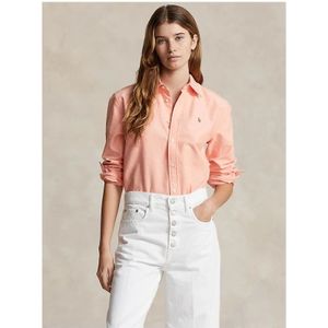 Ralph Lauren, Blouses & Shirts, Dames, Oranje, L, Casual Overhemd