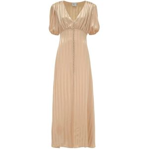 MVP wardrobe, LE Galion Long Dress Beige, Dames, Maat:XS