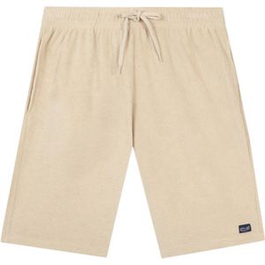 Maison Labiche, Klassieke Bermuda Sweatshorts Beige, Heren, Maat:L