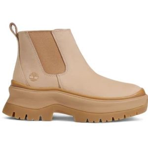 Timberland, Schoenen, Dames, Beige, 38 EU, Suède, Chelsea Boot Dames Herfst/Winter Suède