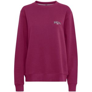 Ball, Sweatshirts & Hoodies, Dames, Paars, XL, Magenta Sweatshirt met Geborduurd Detail