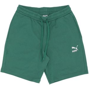 Puma, Korte broeken, Heren, Groen, XL, Klassieke shorts voor mannen