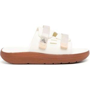 Suicoke, Witte rubberen sliders voor heren Wit, Heren, Maat:41 EU