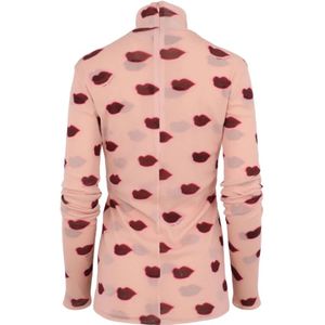 Stella McCartney, Tops, Dames, Roze, M, Roze Lippenprint Top