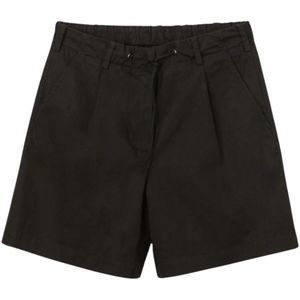 Aspesi, Stijlvolle Bermuda Shorts Zwart, Dames, Maat:M