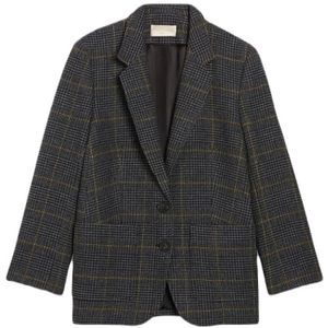 Vanessa Bruno, Jassen, Dames, Grijs, S, Wol, Oversized Wollen Blazer