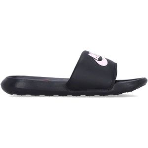 Nike, Zwart/Roze Slide Dames Slippers Zwart, Dames, Maat:38 EU