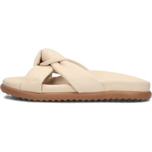 Via Vai, Schoenen, Dames, Beige, 39 EU, Leer, Candy Nova Leren Slippers