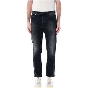 Haikure, Jeans, Heren, Zwart, W33, Katoen, Tokio Slim Jeans - Zwart