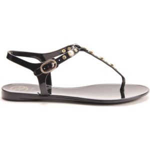 Guess, Dames Polyester Sandalen Zwart, Dames, Maat:39 EU