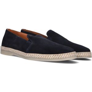 Goosecraft, Schoenen, Heren, Blauw, 45 EU, Suède, Stijlvolle Suède Loafer met Touwdetail