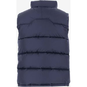 Polo Ralph Lauren, Jassen, Heren, Blauw, S, Nylon, Blauwe Nylon Gewatteerde Gilet met Logo