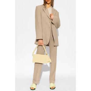 Jacquemus, Jassen, Dames, Beige, 3Xs, Linnen, Blazer