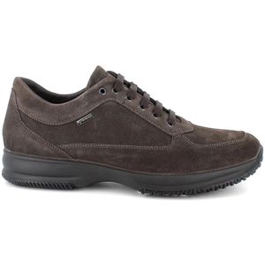 Igi&Co, Schoenen, Heren, Bruin, 39 EU, Bruine Gore-Tex Leren Sneakers