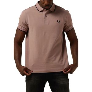 Fred Perry, Tops, Heren, Roze, 2Xl, Heren Polo & T-shirts, Twin Tipped Shirt