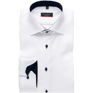 Eterna, Overhemden, Heren, Wit, 3Xl, Katoen, Witte Overhemdjurk met Mouwlengte 7