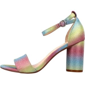 La Strada, Schoenen, Dames, Veelkleurig, 38 EU, Glitter High Heel Sandalen