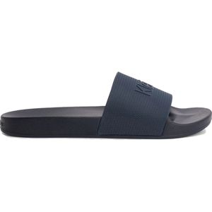 Calvin Klein, Schoenen, Heren, Blauw, 45 EU, Blauwe Rubberen Flip Flops voor Mannen