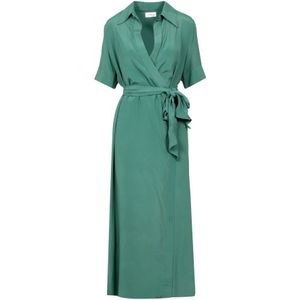 Ottod'Ame, Kleedjes, Dames, Groen, L, Maxi Jurk