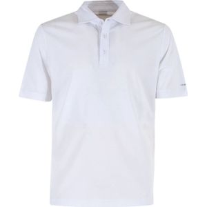 People of Shibuya, Witte Polo Jersey met Logo Print Wit, Heren, Maat:L