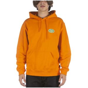 Iuter, Sweatshirts & Hoodies, Heren, Oranje, XL, Katoen, Hongerig Oranje Sweatshirt