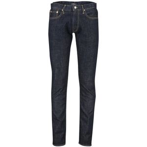 Ralph Lauren, Jeans, Heren, Zwart, W32 L34, Denim, Donkerblauwe Denim Jeans