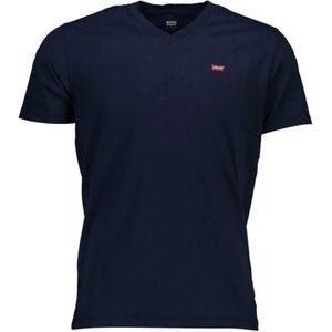 Levi's, Tops, Heren, Blauw, M, Katoen, Logo T-shirt - Les Bleus