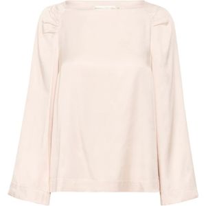 InWear, Blouses & Shirts, Dames, Roze, M, Elegante Blouse met Ruchedetails