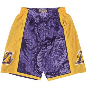Mitchell & Ness, Korte broeken, Heren, Veelkleurig, L, NBA Asian Heritage Mode Swingman Shorts 2009