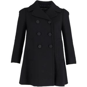 Dolce & Gabbana Pre-owned, Pre-owned Wool outerwear Zwart, Dames, Maat:M