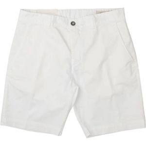 Brooksfield, Korte broeken, Heren, Wit, 4Xl, Katoen, Casual Off White Bermuda Shorts