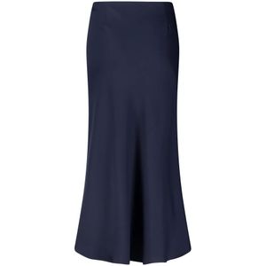 vera mont, Rokken, Dames, Blauw, L, Satijn, Satin Midi Rok