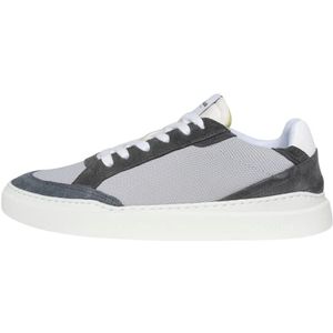 Mikakus Barcelona, Krona Steel Sneakers Grijs, unisex, Maat:39 EU