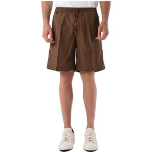 Briglia, Korte broeken, Heren, Grijs, XL, Wol, Fresco Wool Bermuda Shorts